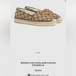 Gucci women’s espadrille